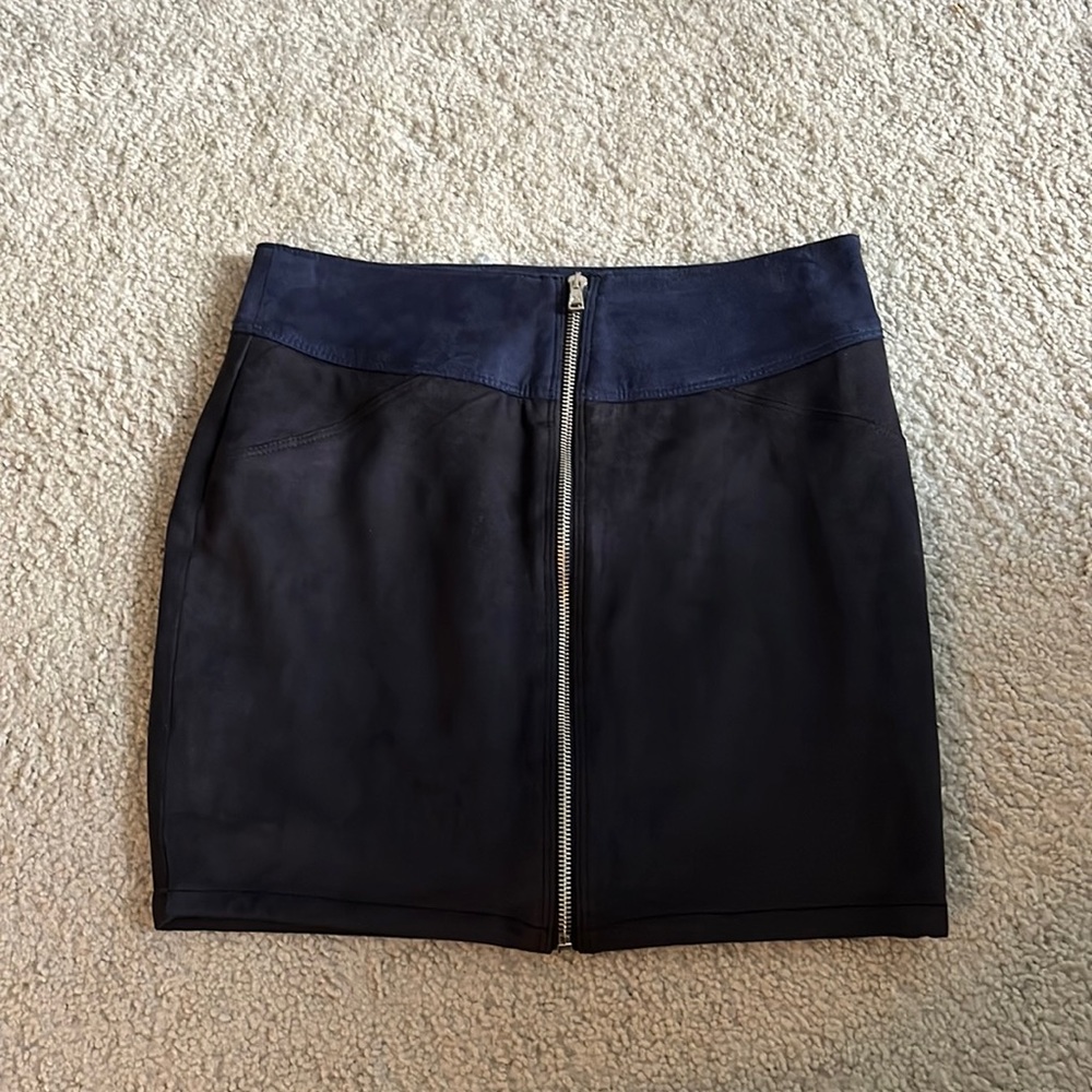 Suede ZARA miniskirt